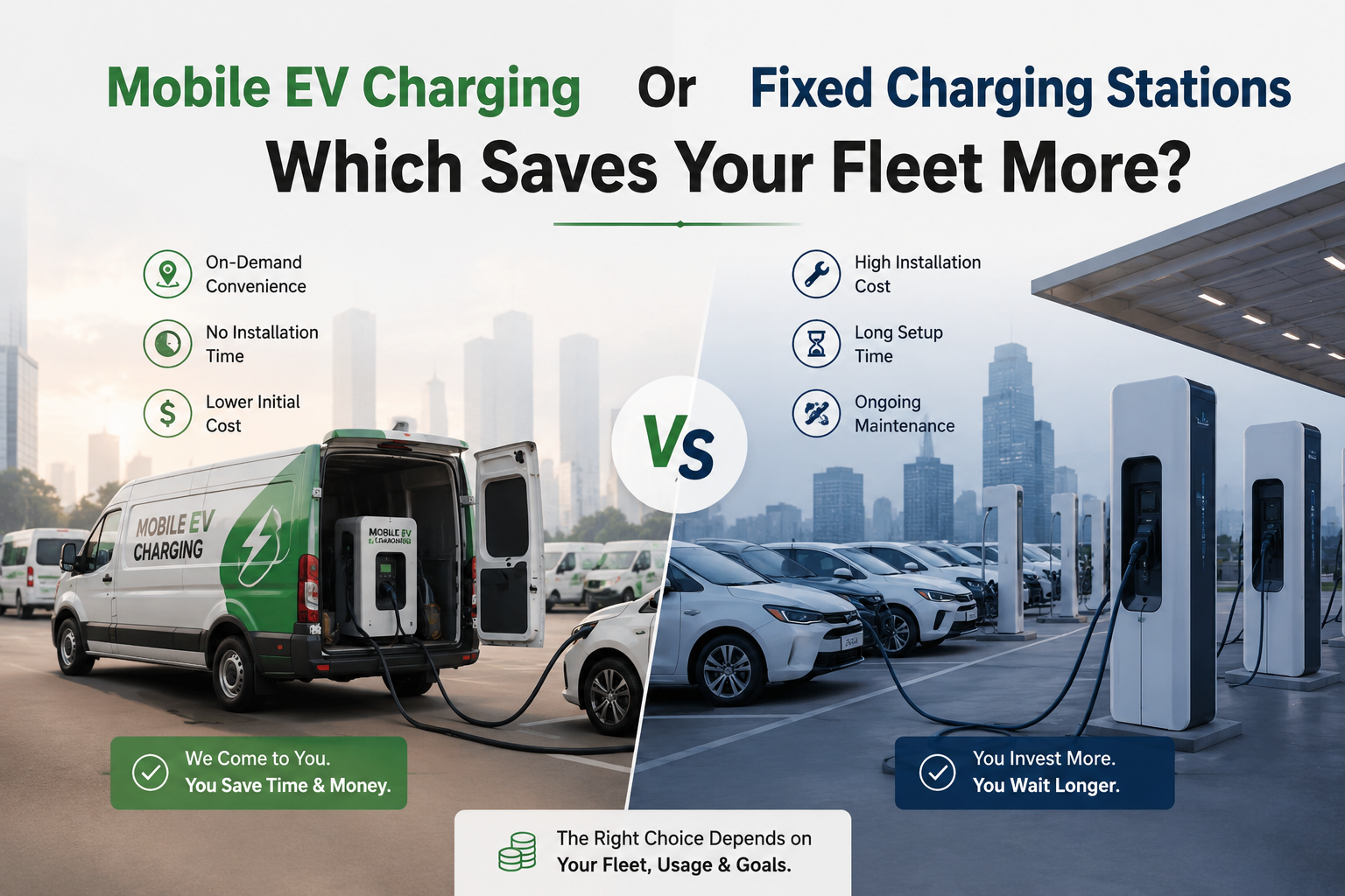 Mobile EV Charging Or Fixed Charging Stations Which Saves Your Fleet More